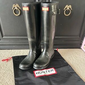 Hunter Classic Black Tall Boots